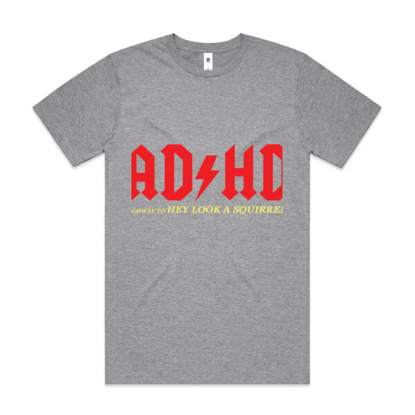 ADHD - Mens Block T shirt Thumbnail