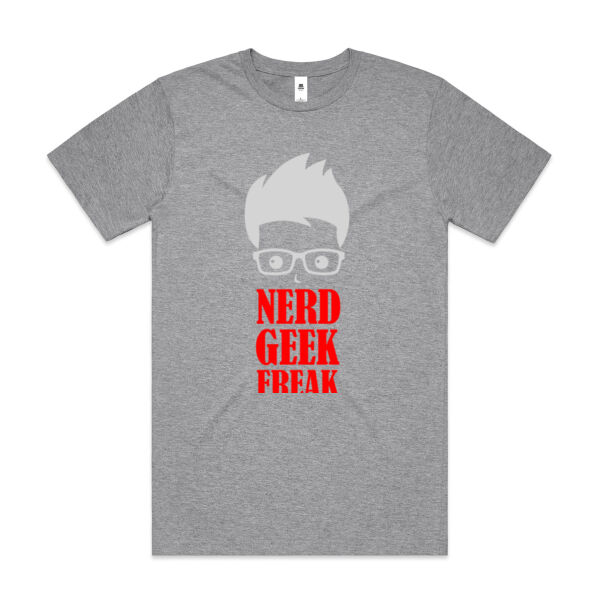 Nerd - Mens Block T shirt Thumbnail