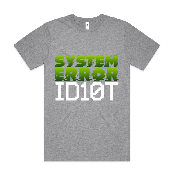 Green - Mens Block T shirt Thumbnail