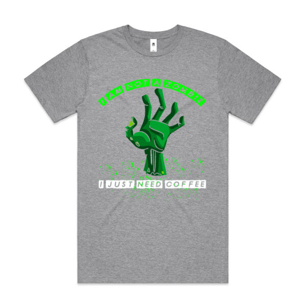 Zombie - Mens Block T shirt Thumbnail