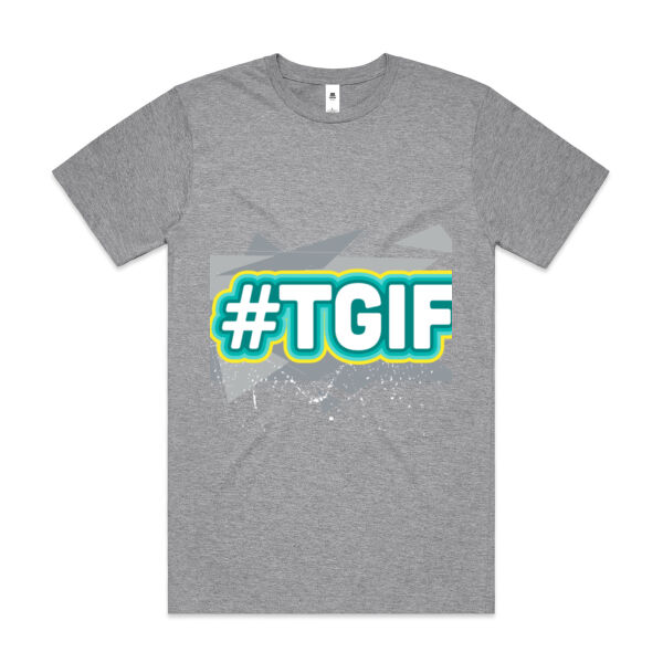 TGIF - Mens Block T shirt Thumbnail
