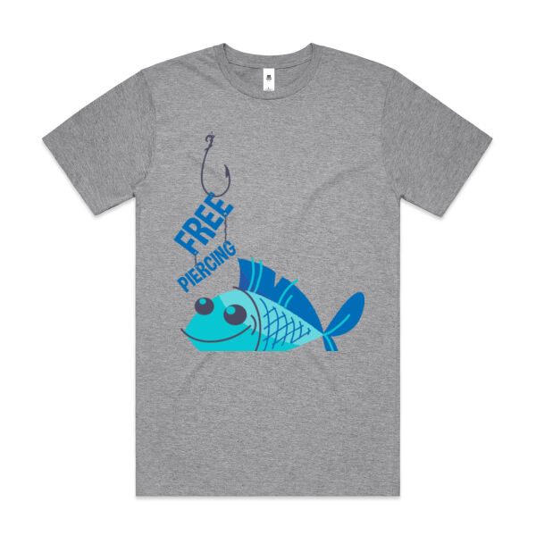 Fish - Mens Block T shirt Thumbnail